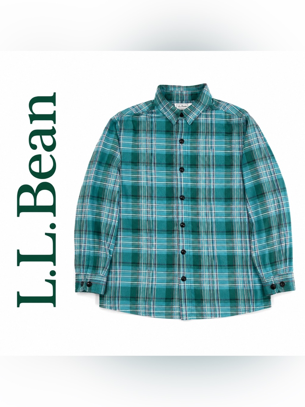 L.L.Bean Fleece Lined Shacket Plaid Men’s Medium